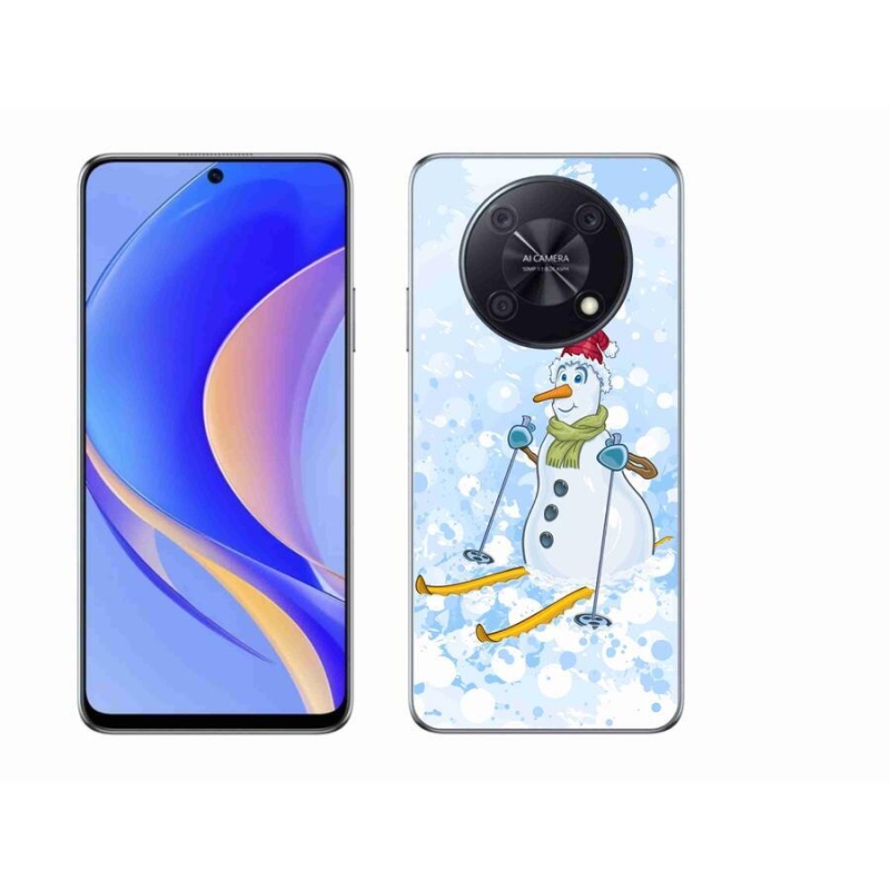 Gél borítás mmCase a Huawei Nova Y90 készülékhez - hóember