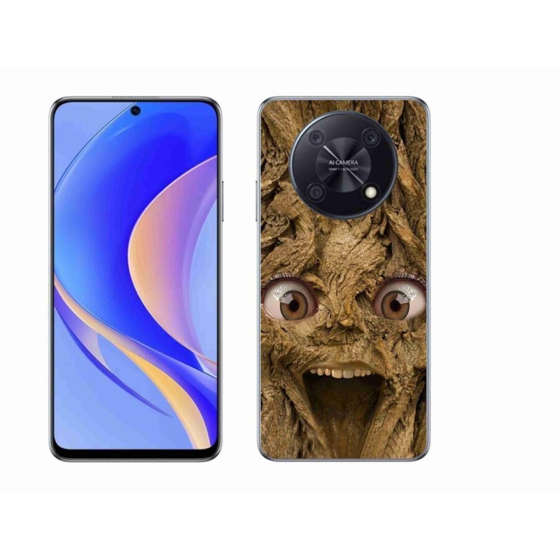 Gél borító mmCase mobiltelefonhoz Huawei Nova Y90 - vidám fa szemekkel