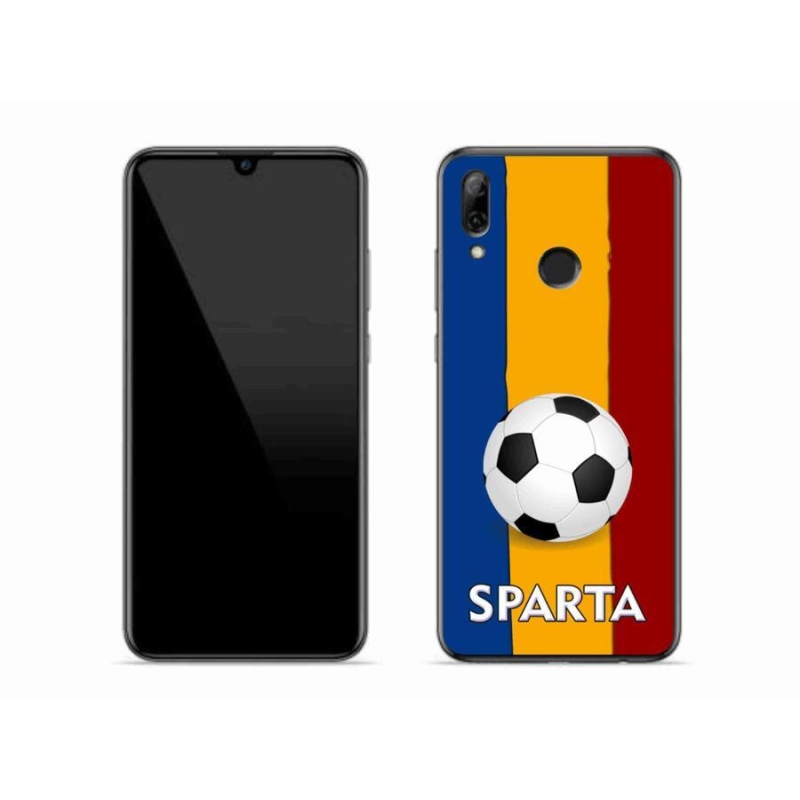 Gél borító mmCase a mobil Huawei P Smart (2019) - futball 1