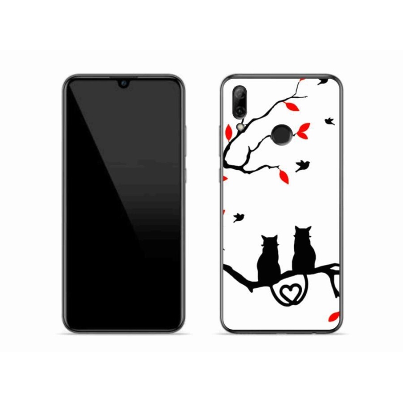Gél borító mmCase a Huawei P Smart (2019) számára - macskaszerelem