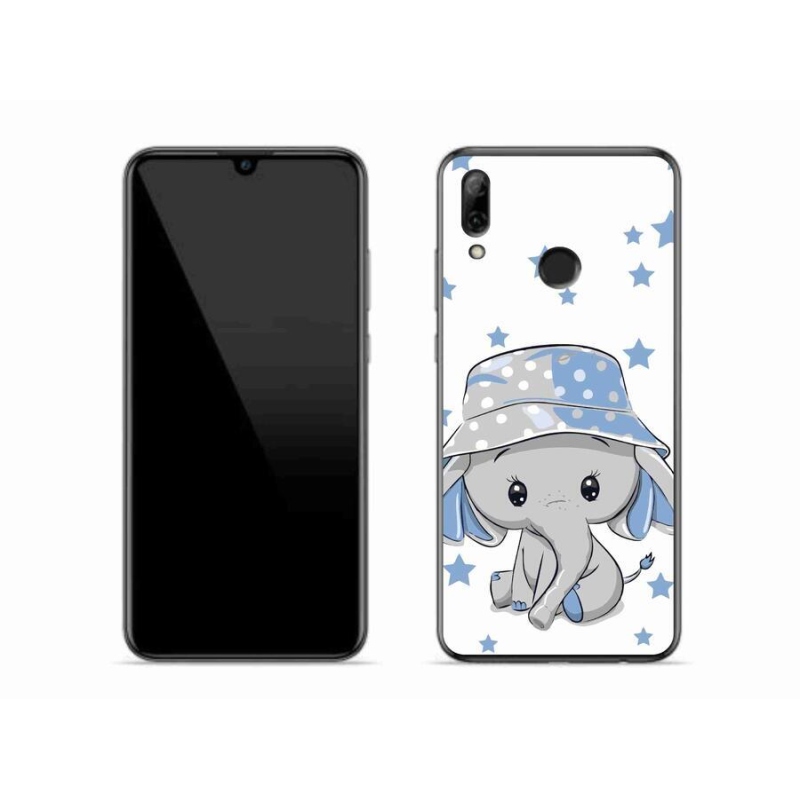 Gél borító mmCase a Huawei P Smart (2019) - kék elefánthoz