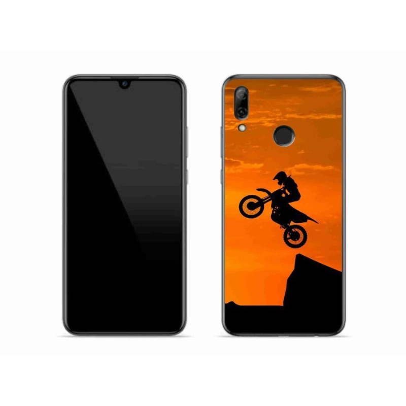 Gél borítás mmCase mobil Huawei P Smart (2019) - motocross