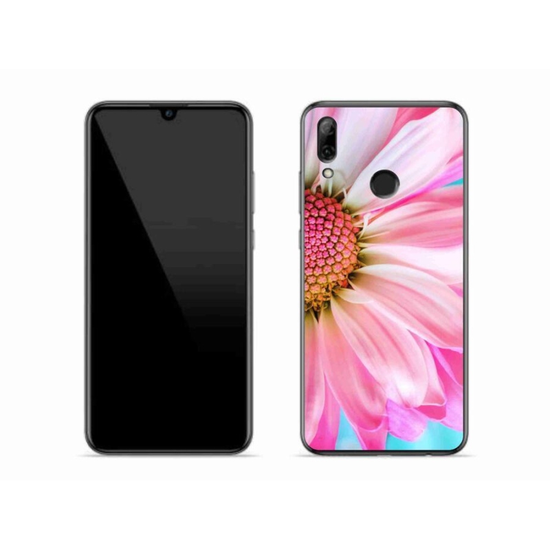 Gél borítás mmCase a Huawei P Smart (2019) - rózsaszín virág