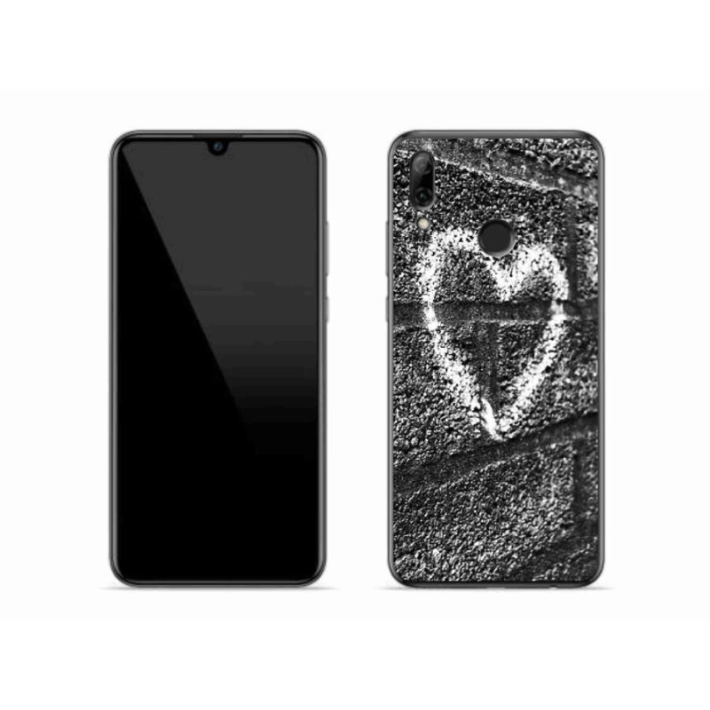 Gél borítás mmCase a Huawei P Smart (2019) számára - szív a falon