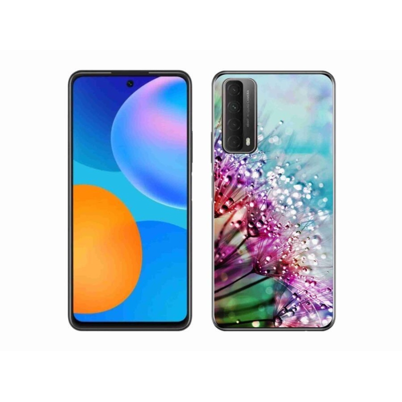 Gél borító mmCase mobiltelefonhoz Huawei P Smart (2021) - színes virágok