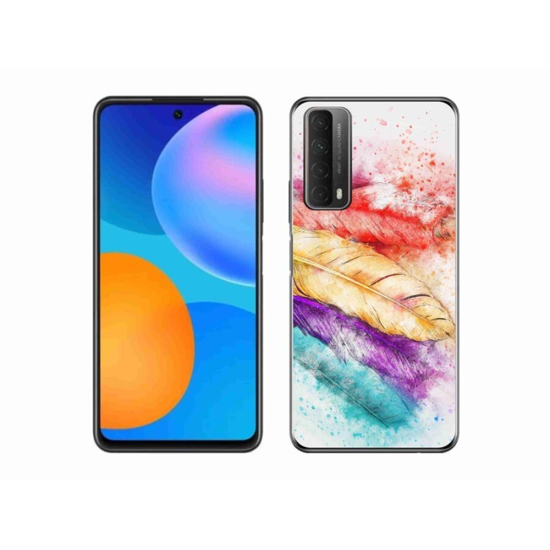 Zselés borító mmCase mobiltelefonhoz Huawei P Smart (2021) - színes toll