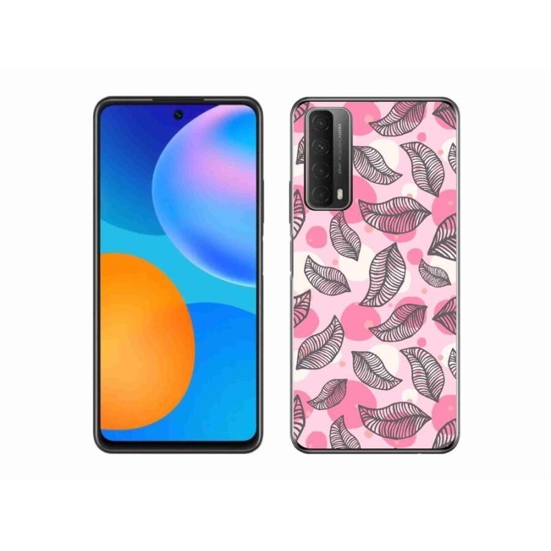 Gél borító mmCase mobiltelefonhoz Huawei P Smart (2021) - rajzfilm hulló levelek
