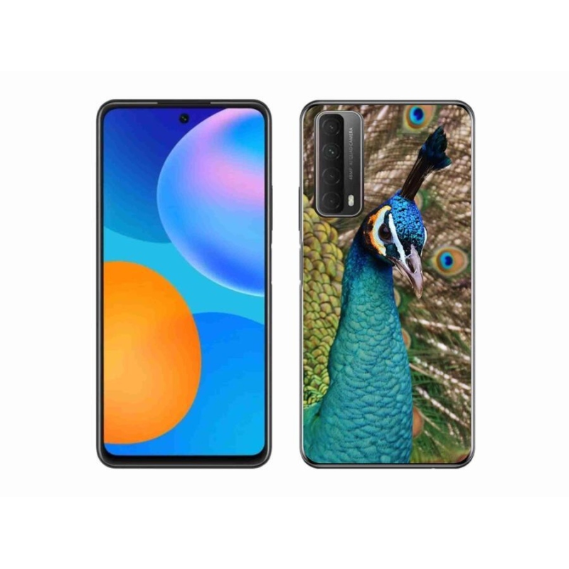 Zselés borítás mmCase a Huawei P Smart (2021) - páva