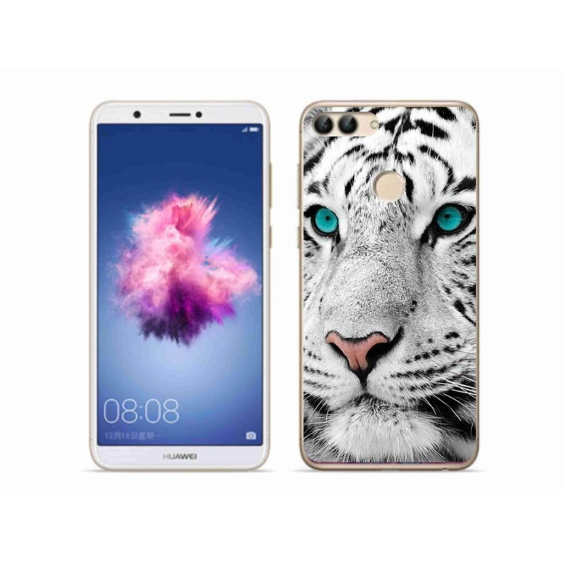 Gél borítás mmCase a Huawei P Smarthoz - fehér tigris