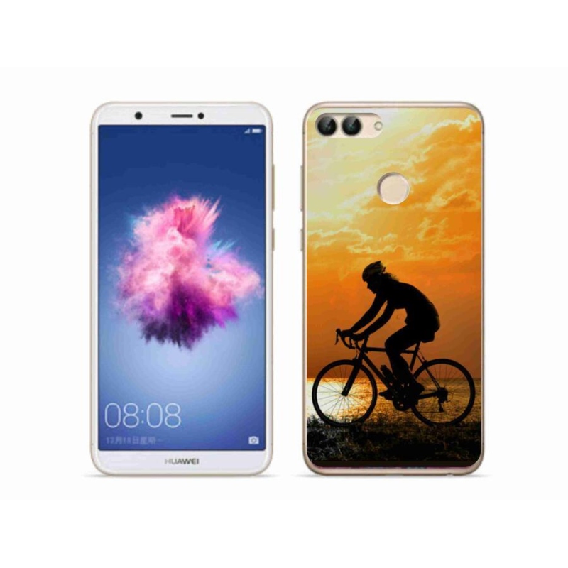 Gél borító mmCase mobil Huawei P Smart - kerékpározás