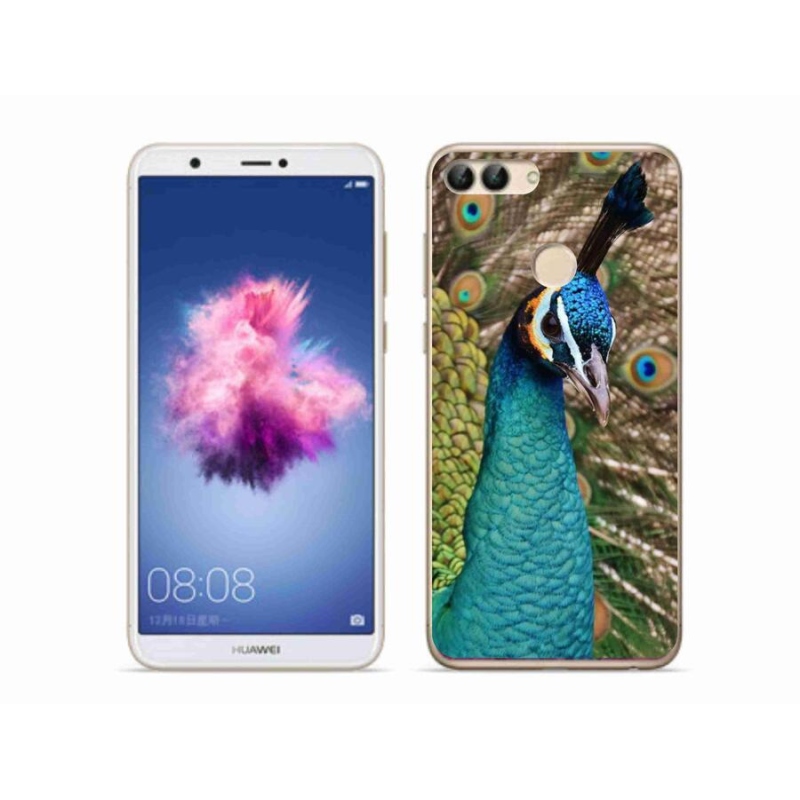 Gél védőhuzat mmCase mobil Huawei P Smart - páva