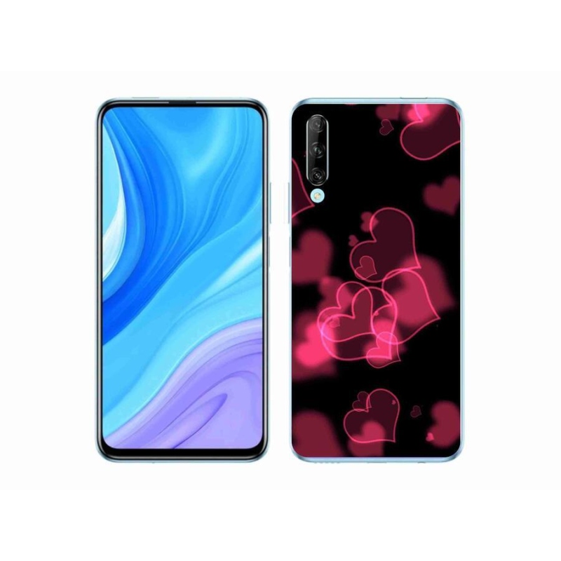 Gél borítás mmCase a Huawei P Smart Pro (2019) számára - piros szívek