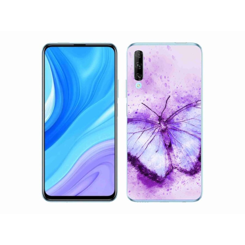 Gél borító mmCase a mobil Huawei P Smart Pro (2019) - lila pillangóhoz