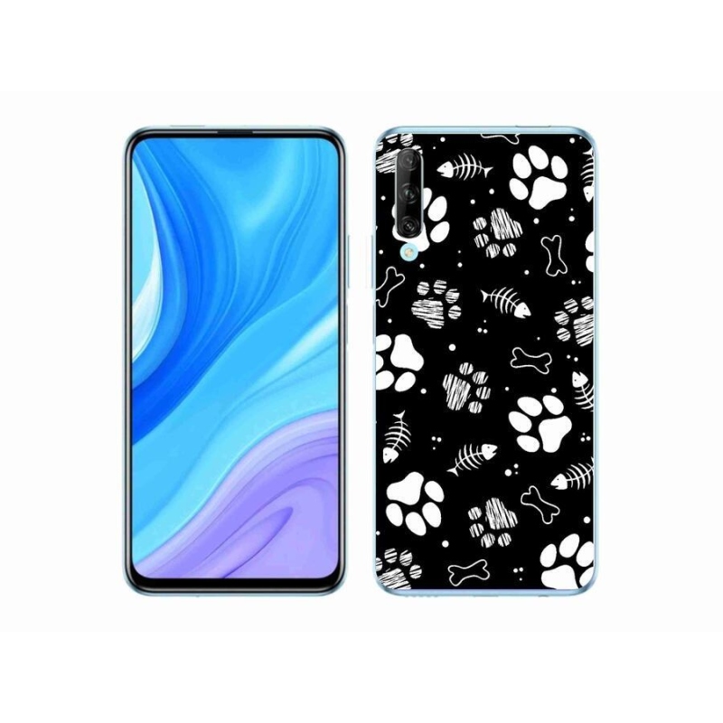 Gél borítás mmCase a Huawei P Smart Pro (2019) számára - kutyamancsok