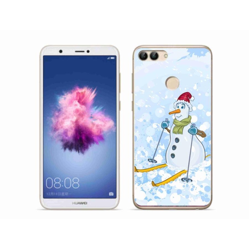 Gél borítás mmCase a Huawei P Smarthoz - hóember