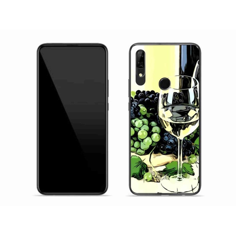 Gél borító mmCase mobil Huawei P Smart Z - pohár bor
