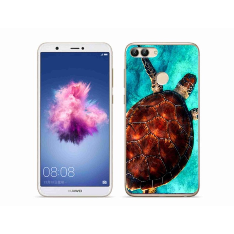 Gél borítás mmCase mobil Huawei P Smart - teknősbéka