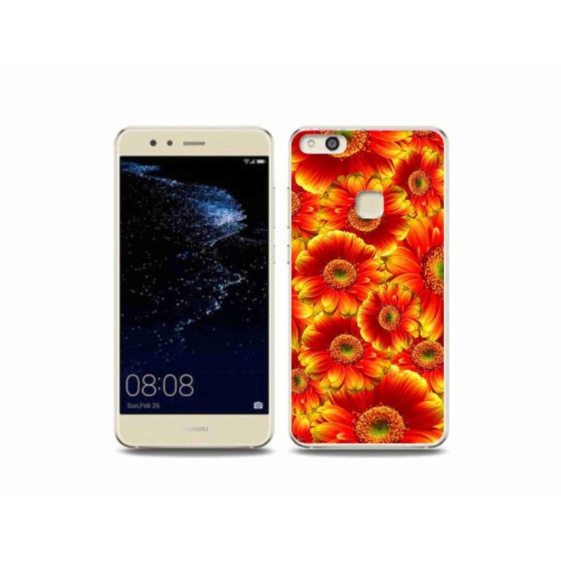 Gél borítás mmCase mobiltelefonhoz Huawei P10 Lite - gerbera 1