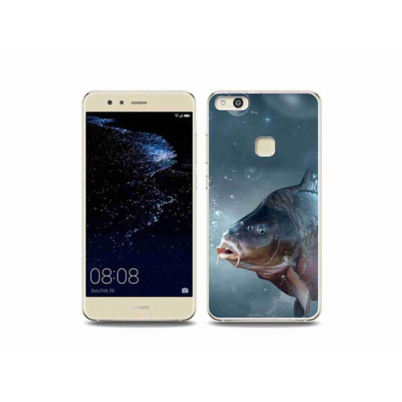 Gél borítás mmCase a Huawei P10 Lite készülékhez - ponty és buborékok