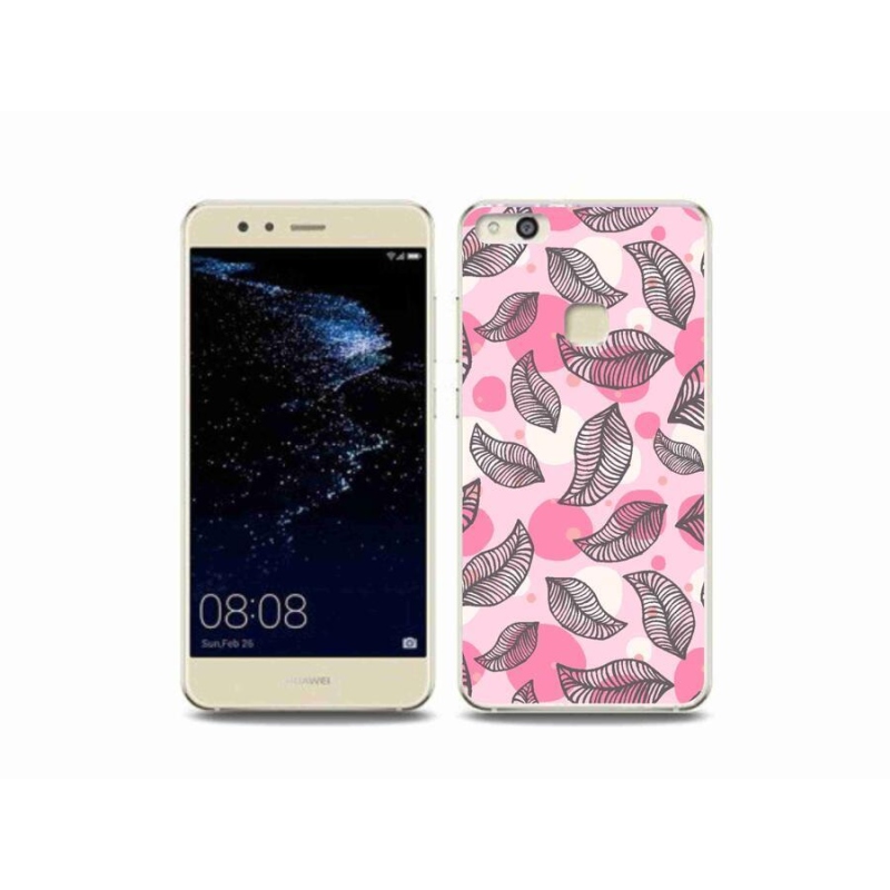 Gél borítás mmCase a Huawei P10 Lite készülékhez - rajzfilmes hulló levelek