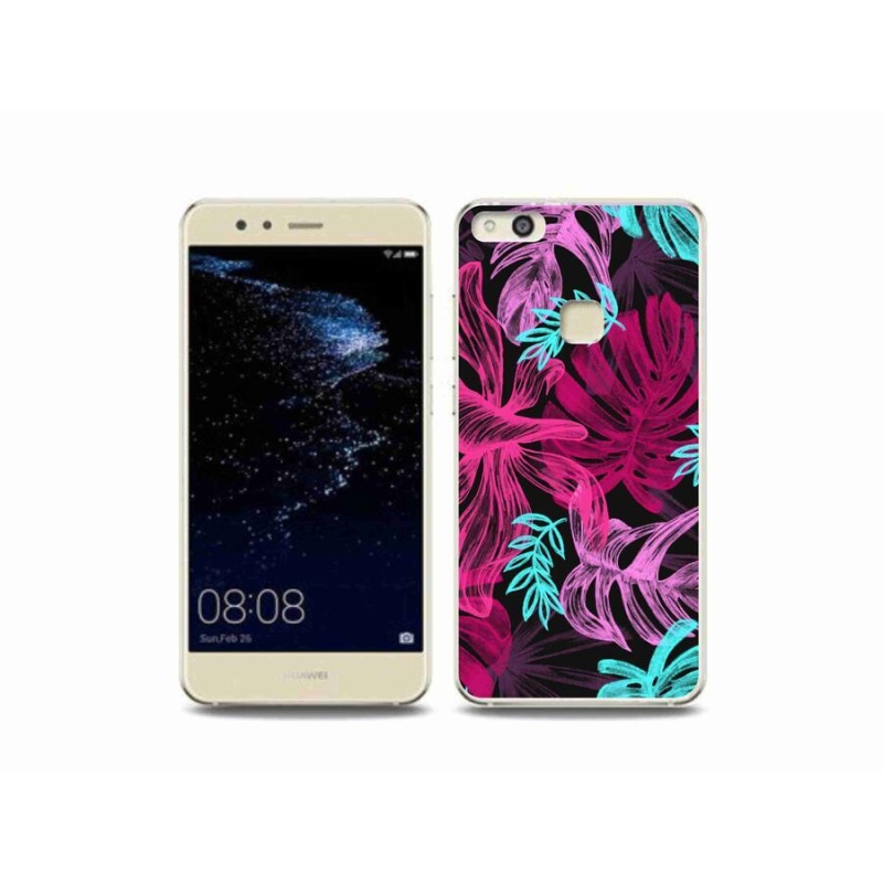 Gél borító mmCase a mobil Huawei P10 Lite - virágok 1