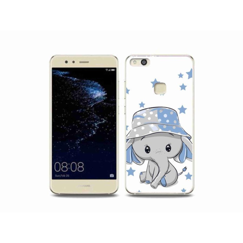 Gél borítás mmCase a Huawei P10 Lite készülékhez - kék elefánt