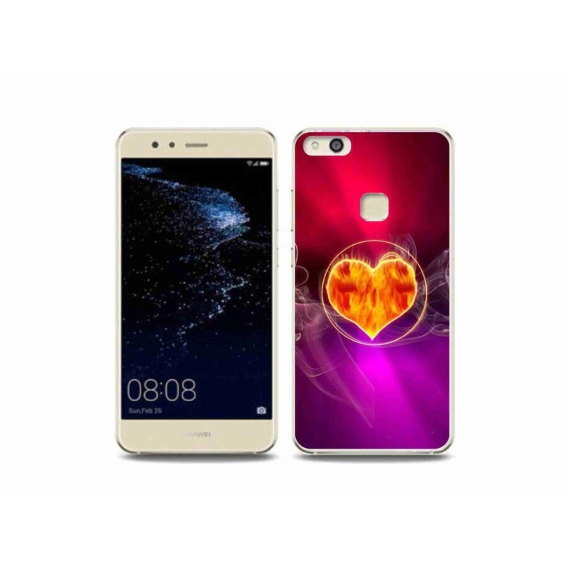 Gél borítás mmCase a mobil Huawei P10 Lite készülékhez - tüzes szív