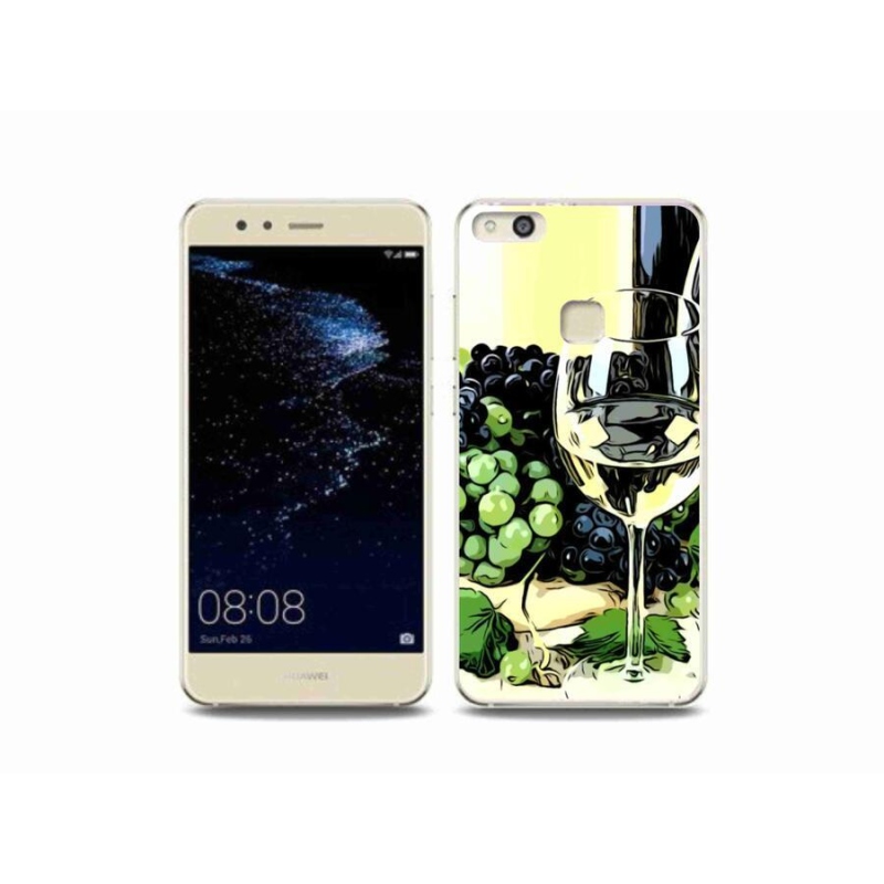 Gél borítás mmCase a mobil Huawei P10 Lite - pohár borhoz