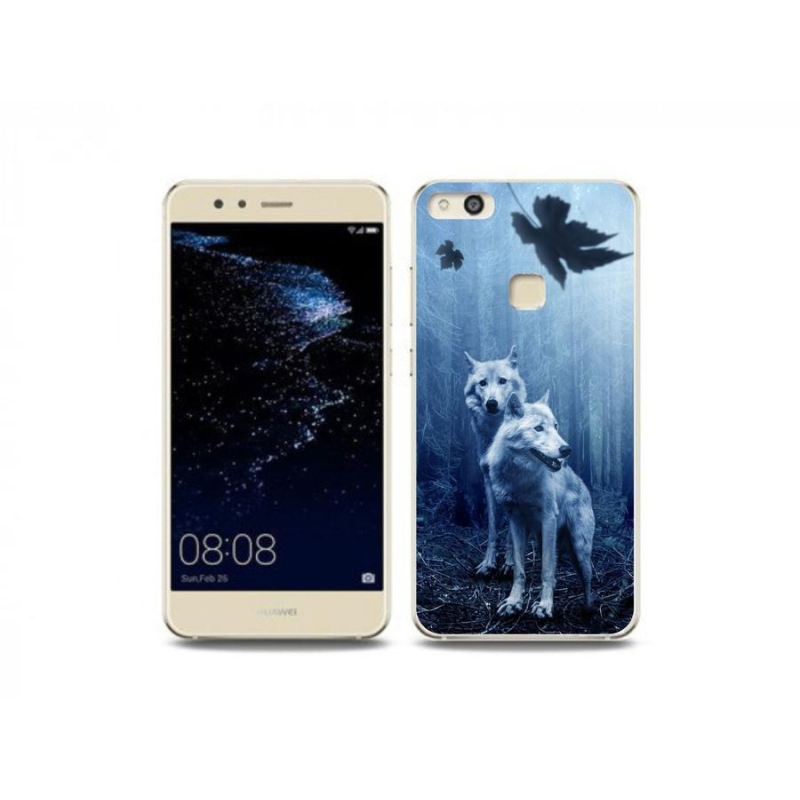Gél borítás mmCase mobil Huawei P10 Lite - farkasok az erdőben