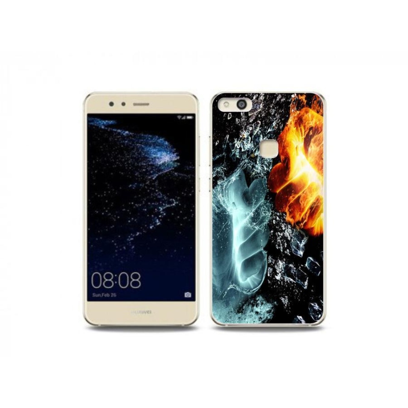Zselés borítás mmCase a Huawei P10 Lite számára - víz és tűz