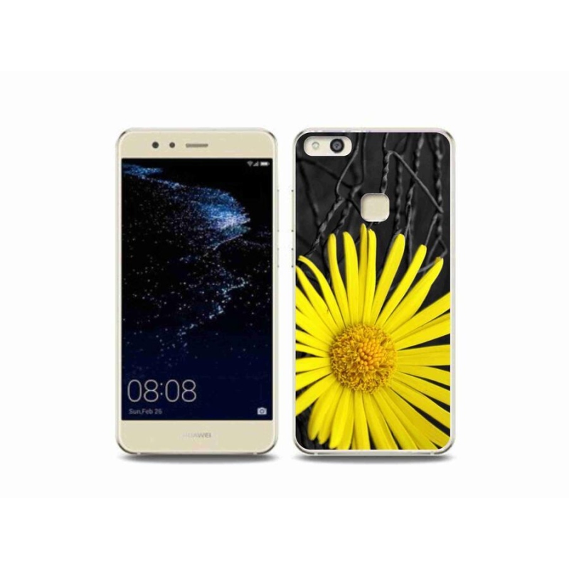 Gél borítás mmCase a Huawei P10 Lite készülékhez - sárga virág