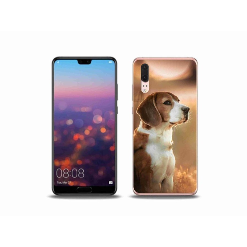 Gél borítás mmCase a Huawei P20 készülékhez - bézs színű