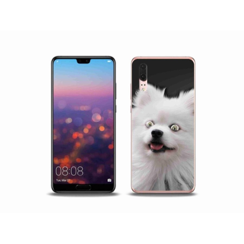 Gél borítás mmCase a Huawei P20 készülékhez - fehér tüske