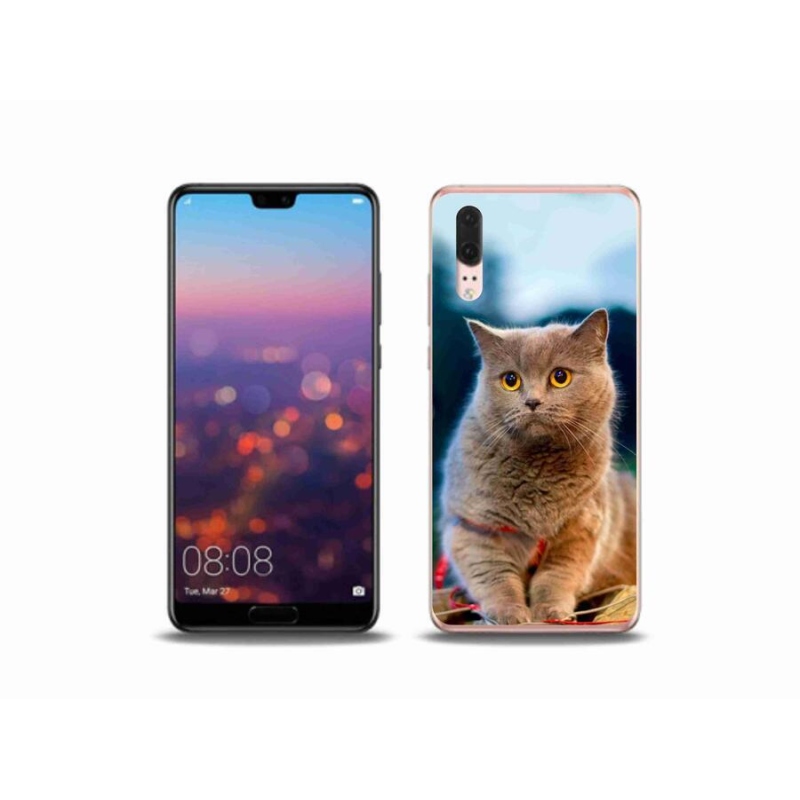 Zselés borítás mmCase a Huawei P20 készülékhez - brit kék 2