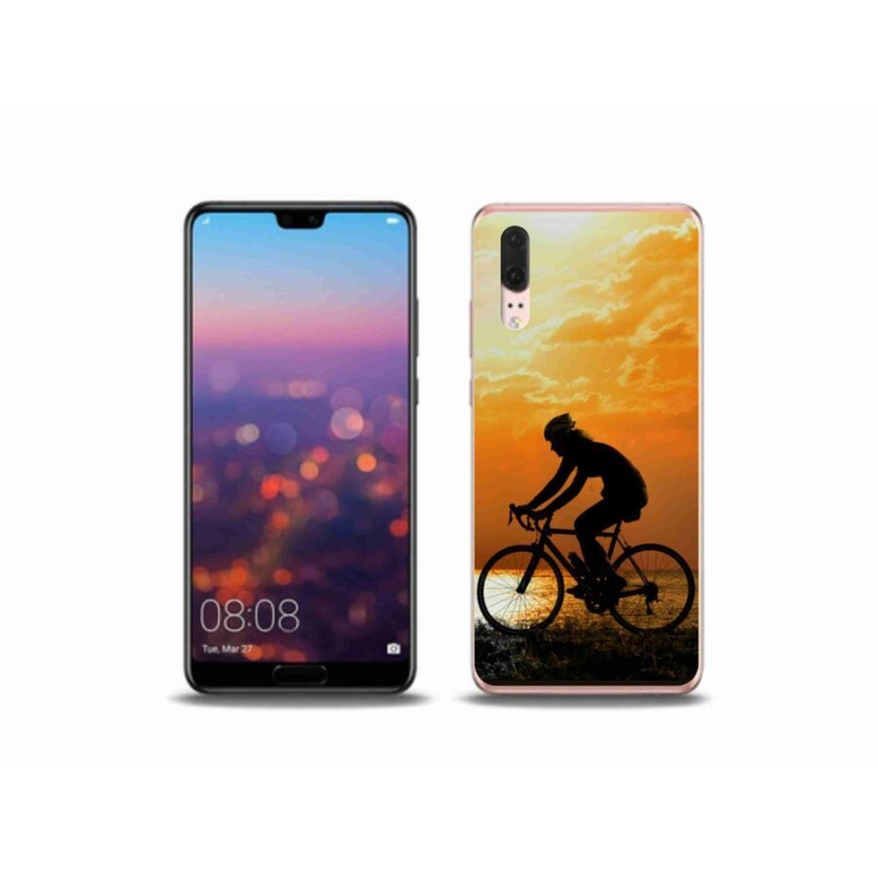 Gél borító mmCase a Huawei P20 - kerékpározás
