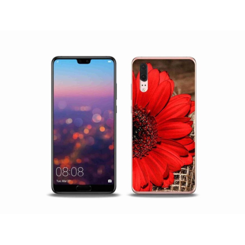 Gél borítás mmCase a Huawei P20 készülékhez - gerbera