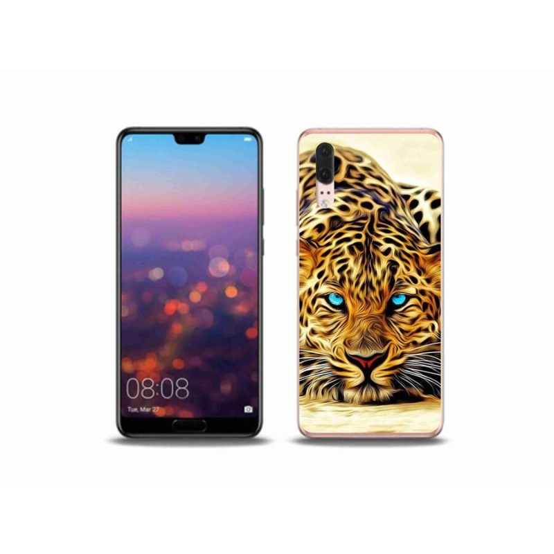 Gél borítás mmCase mobil Huawei P20 - rajzfilm tigrishez