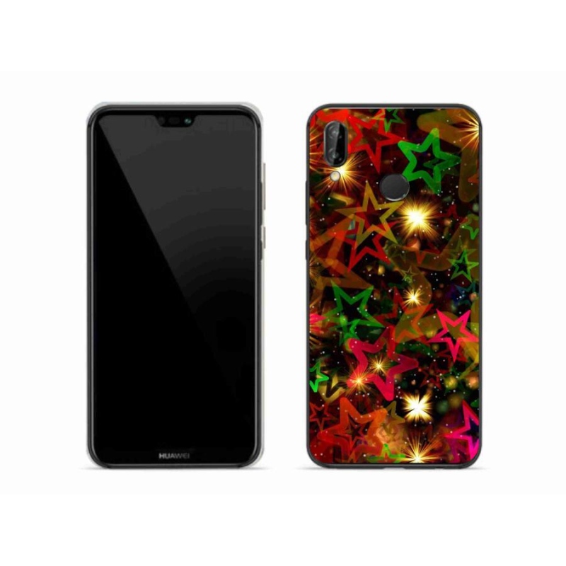 Gél borítás mmCase a Huawei P20 Lite készülékhez - színes csillagok