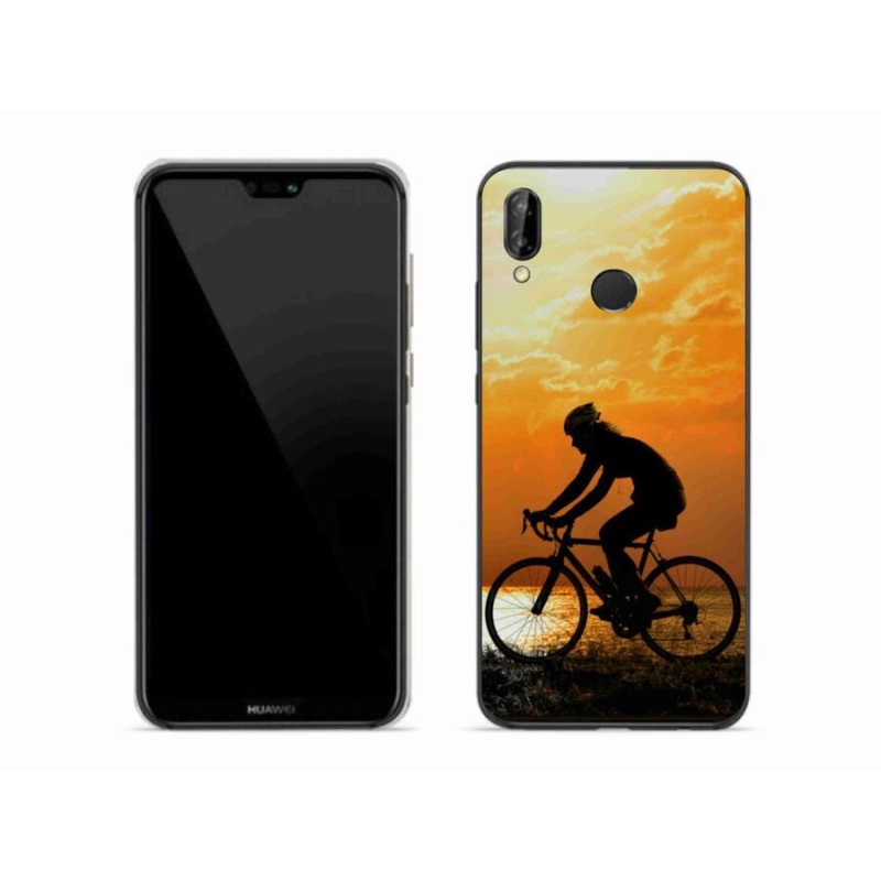 Gél borító mmCase a Huawei P20 Lite számára - kerékpározás