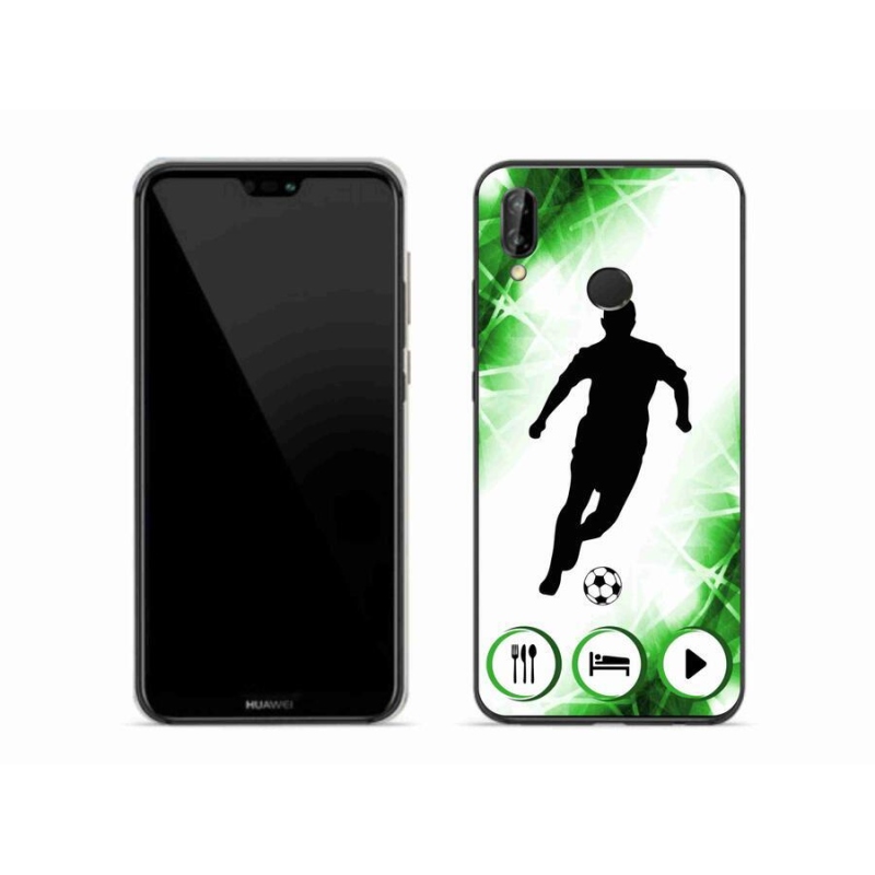 Gél borítás mmCase a Huawei P20 Lite számára - focista