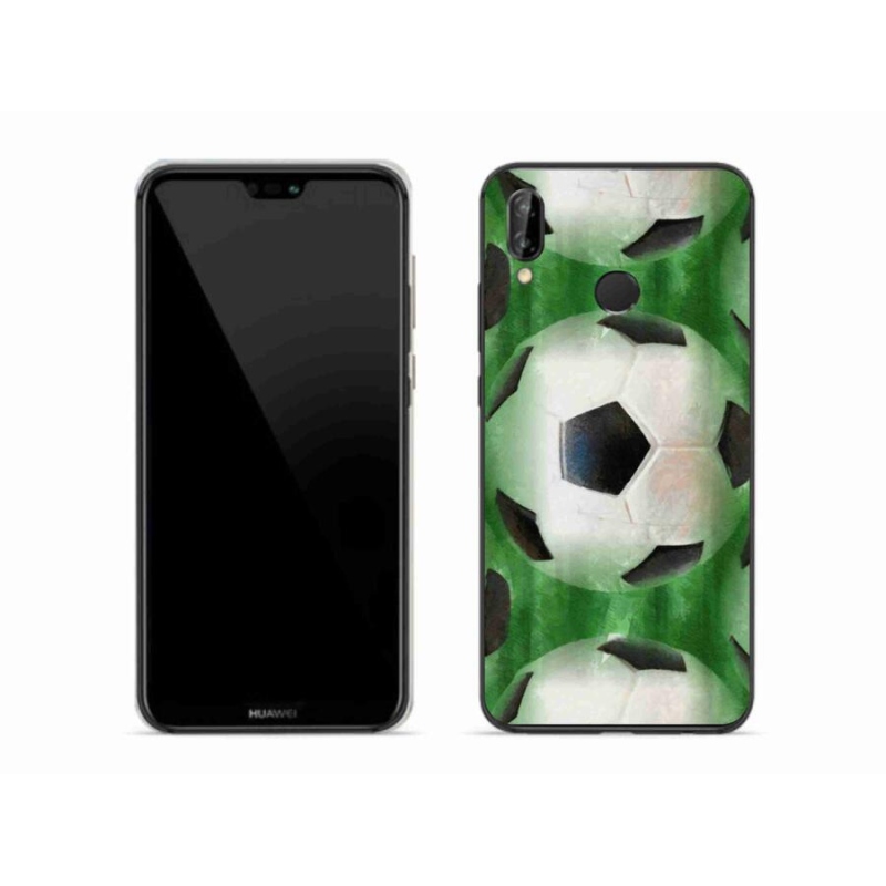 Gél borítás mmCase a mobil Huawei P20 Lite - focilabda