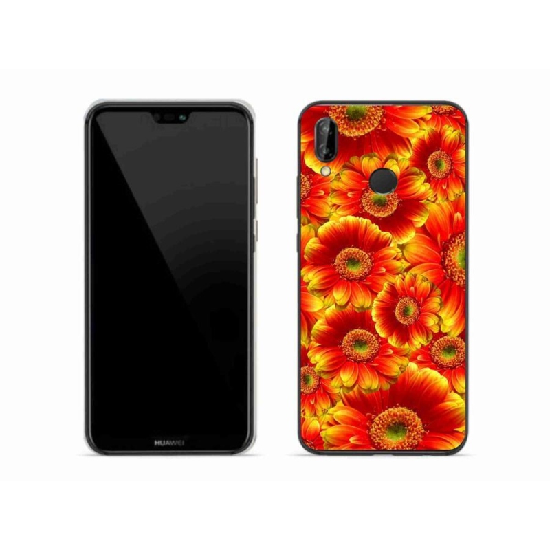 Gél borítás mmCase a Huawei P20 Lite készülékhez - gerbera 1