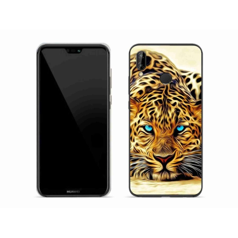 Gél borítás mmCase mobil Huawei P20 Lite - rajzfilm tigrishez