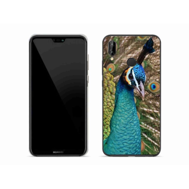 Gél borítás mmCase a Huawei P20 Lite készülékhez - páva