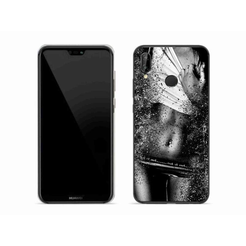 Gél borítás mmCase mobil Huawei P20 Lite - szexi nő 1
