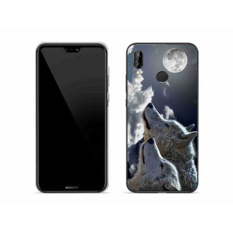 Gél borítás mmCase a Huawei P20 Lite készülékhez - farkasok