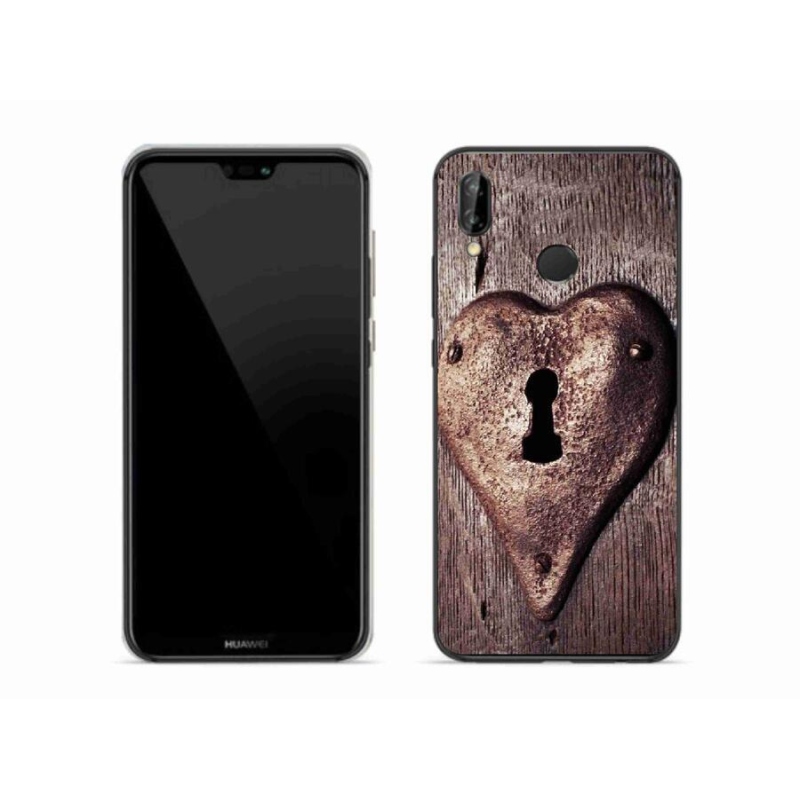 Gél borítás mmCase a Huawei P20 Lite készülékhez - szív alakú zár