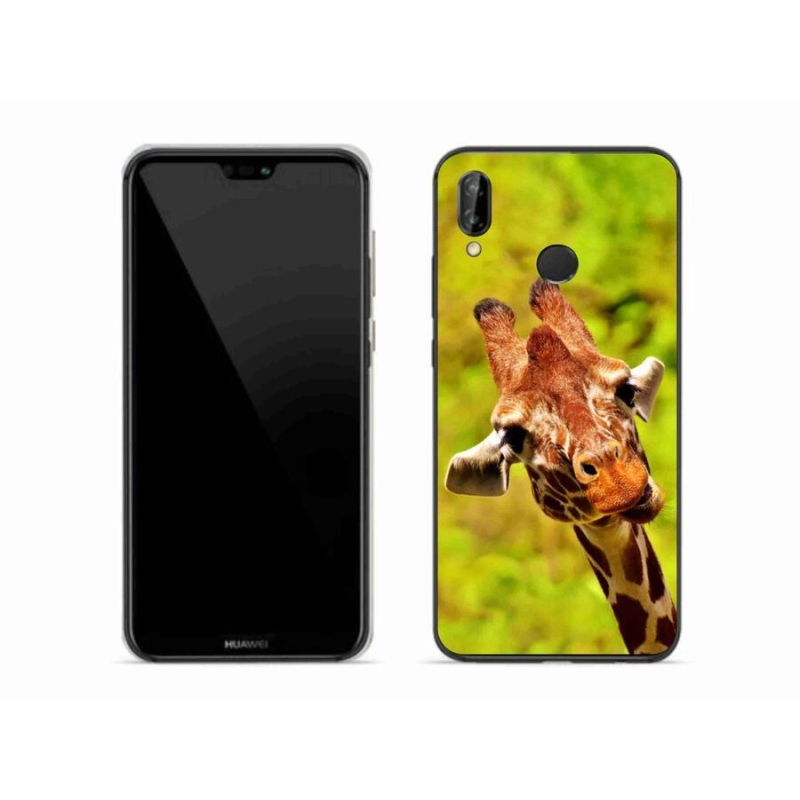 Gél borítás mmCase a Huawei P20 Lite készülékhez - zsiráf