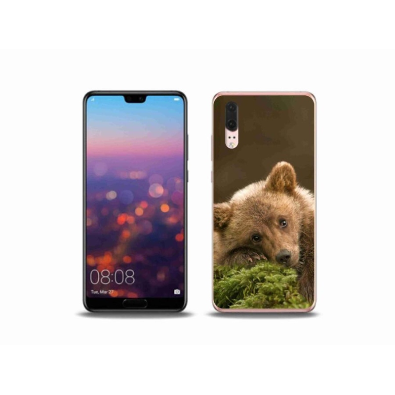 Zselés borítás mmCase a Huawei P20-hoz - medve
