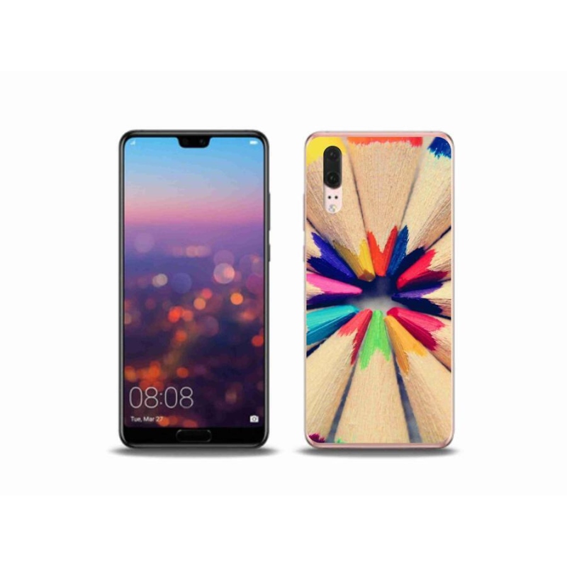 Gél borítás mmCase a Huawei P20 készülékhez - zsírkréták